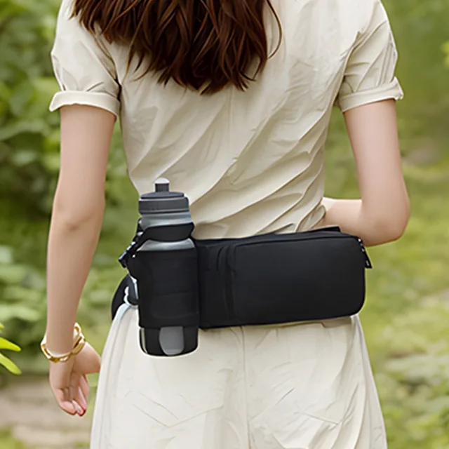 Running Sports Waist Bag, Outdoor Kettle Shouder Bag, Nylon Ultra Light Running Bag, Cycling Waist Bag, Wear-Resistant Phone Bag 2