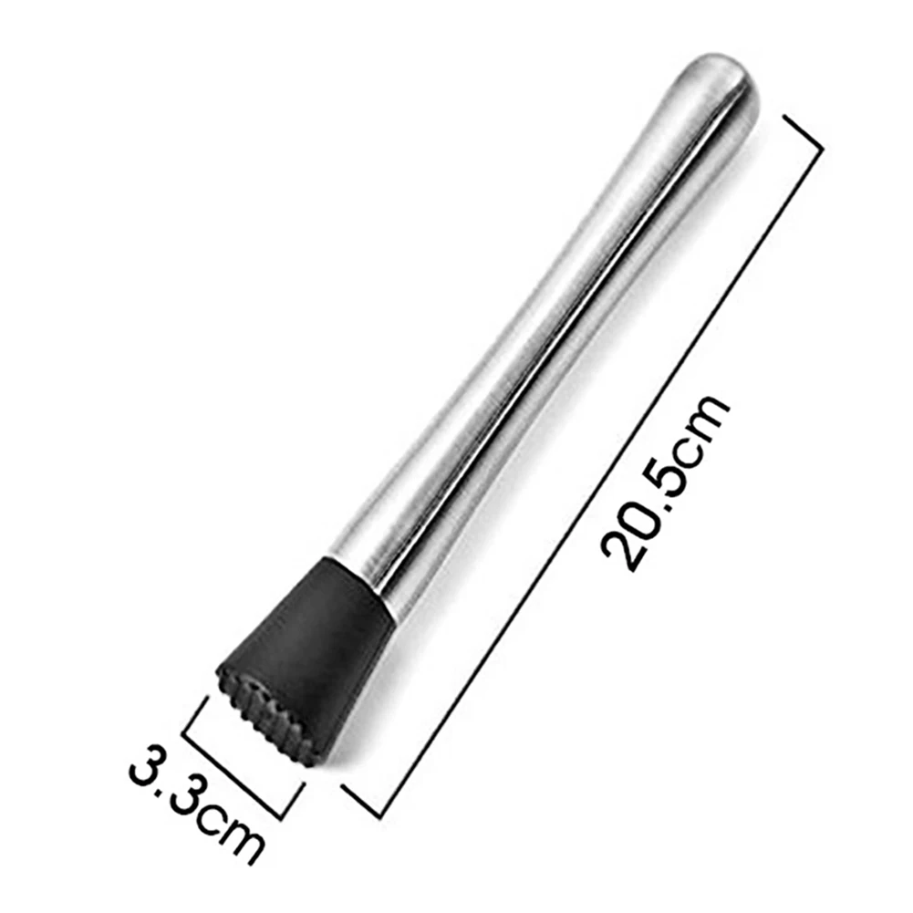 Wine Mixing Stick Muddler Cocktail Stirrer Shaker Ice Crusher Barware Tool Stainless Steel bar tools