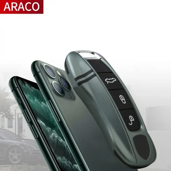 For Porsche Macan modified key case 718 Cayenne key case Panamera chain 911