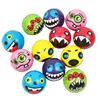 Kids Expression Soft Balls Toy Funny Sponge Stress Ball Squeeze Smiley Face Grimace PU Foam For Kids For Adults Sports Toy Ball 2