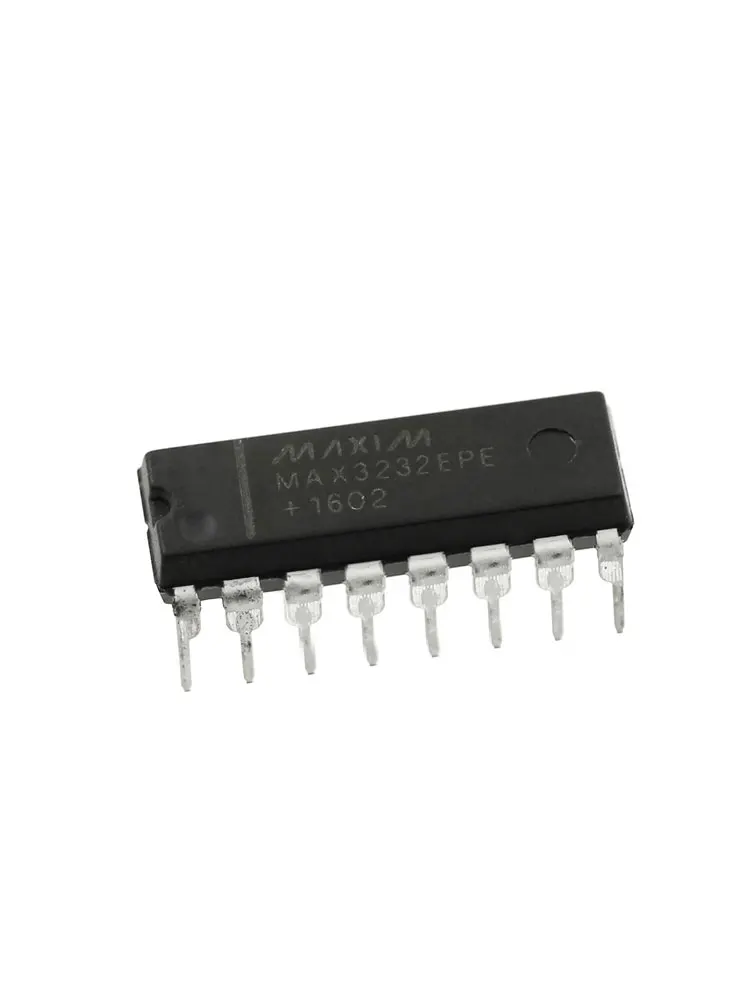 

MAX3232CPE MAX3232EPE DIP16 RS-232 RS - 232 Transceiver MAX3232 Chip Into The DIP - 16, RS - 232 Transceiver IC