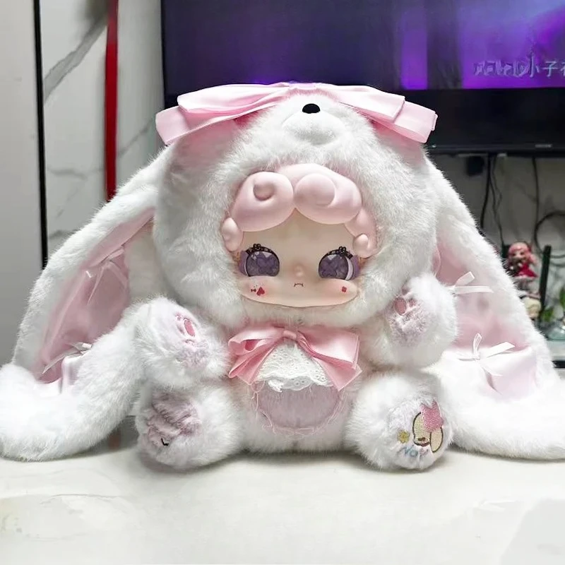 LuckyDeerNai 600% Sweet Tea Little Rabbit Blind Box Cute Anime Doll Mystery Box Surprise Bag Plush Room Decor Toys Girl Gift New