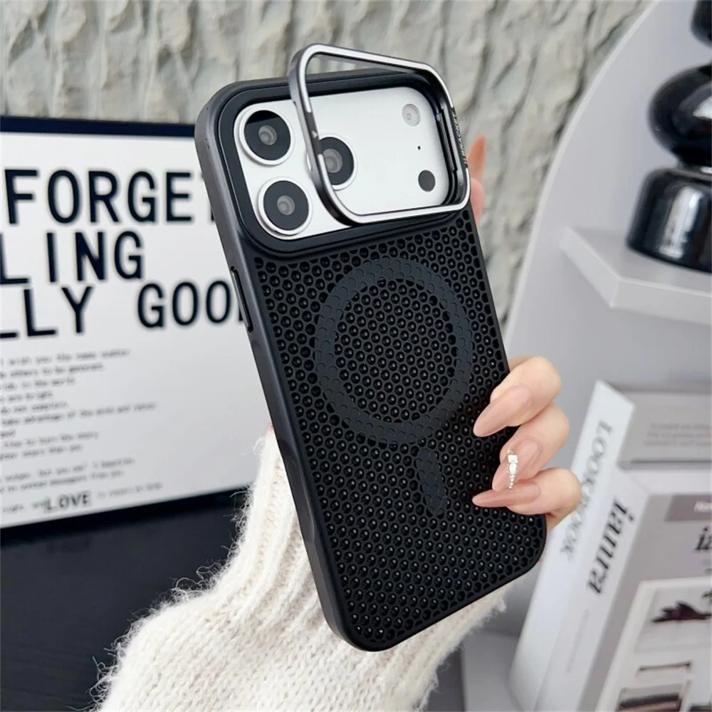 Enhanced Cooling Phone Case with Camera Mount & Wireless Charging Capability