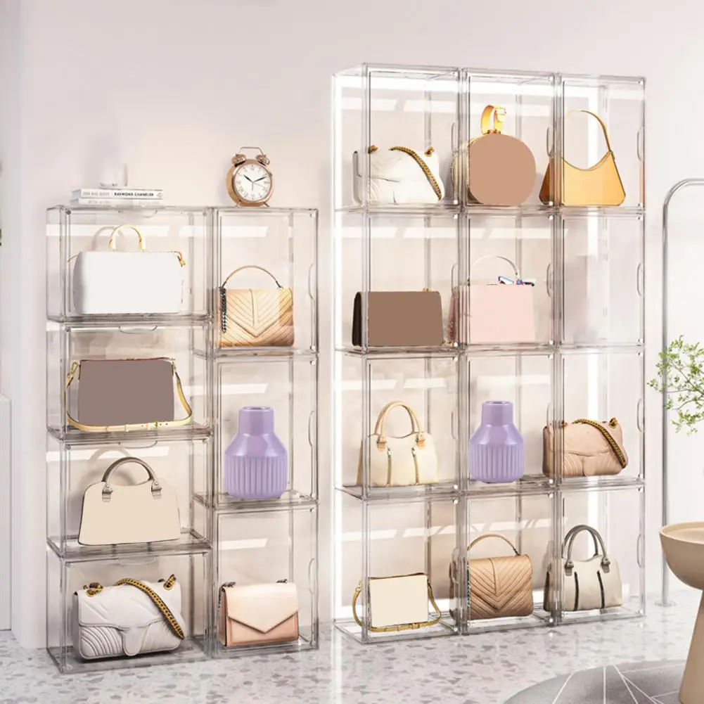 Luxury Handbag Organizer for Wardrobe Closet Transparent Bag