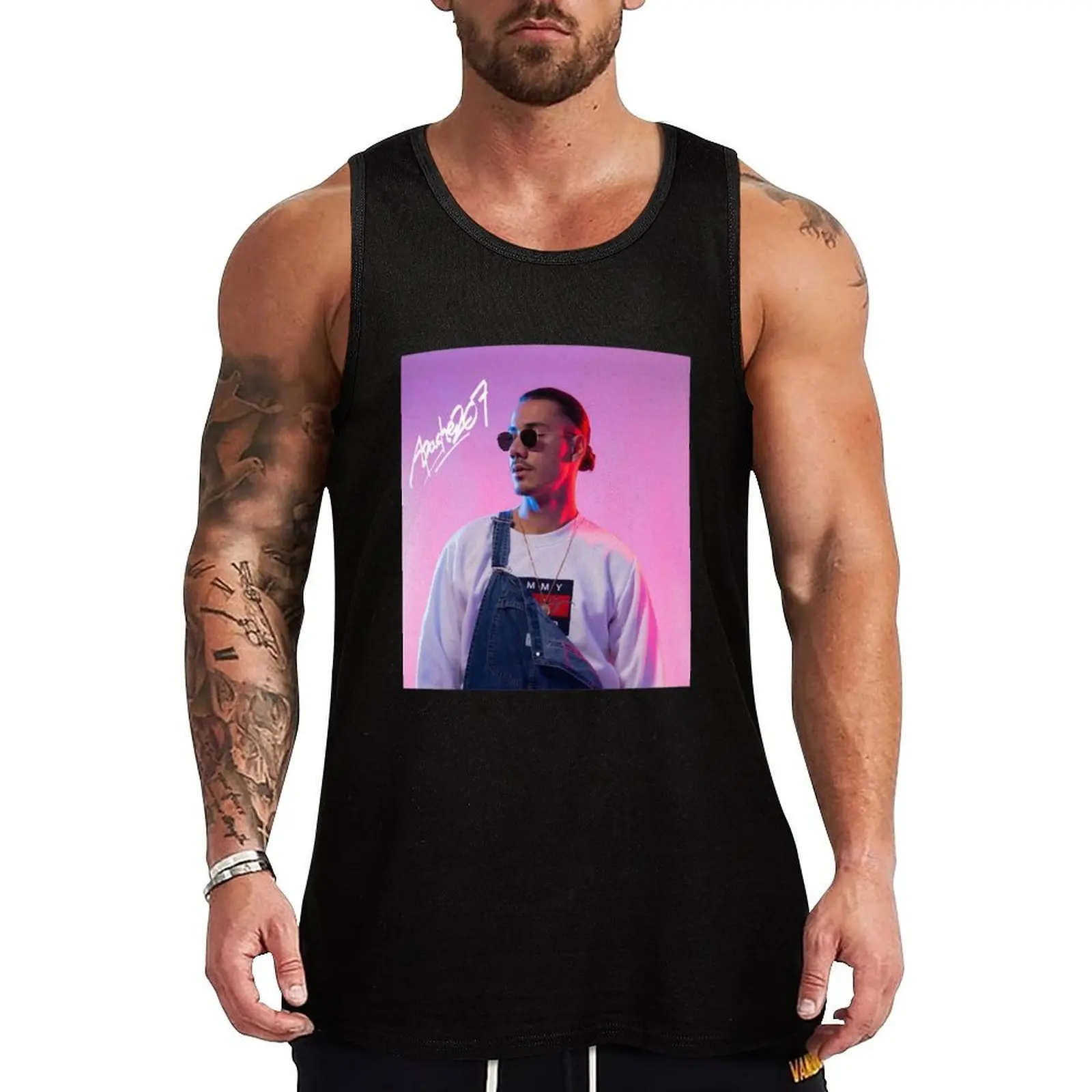 

apache Tank Top gym shirts sleeveless t-shirts man