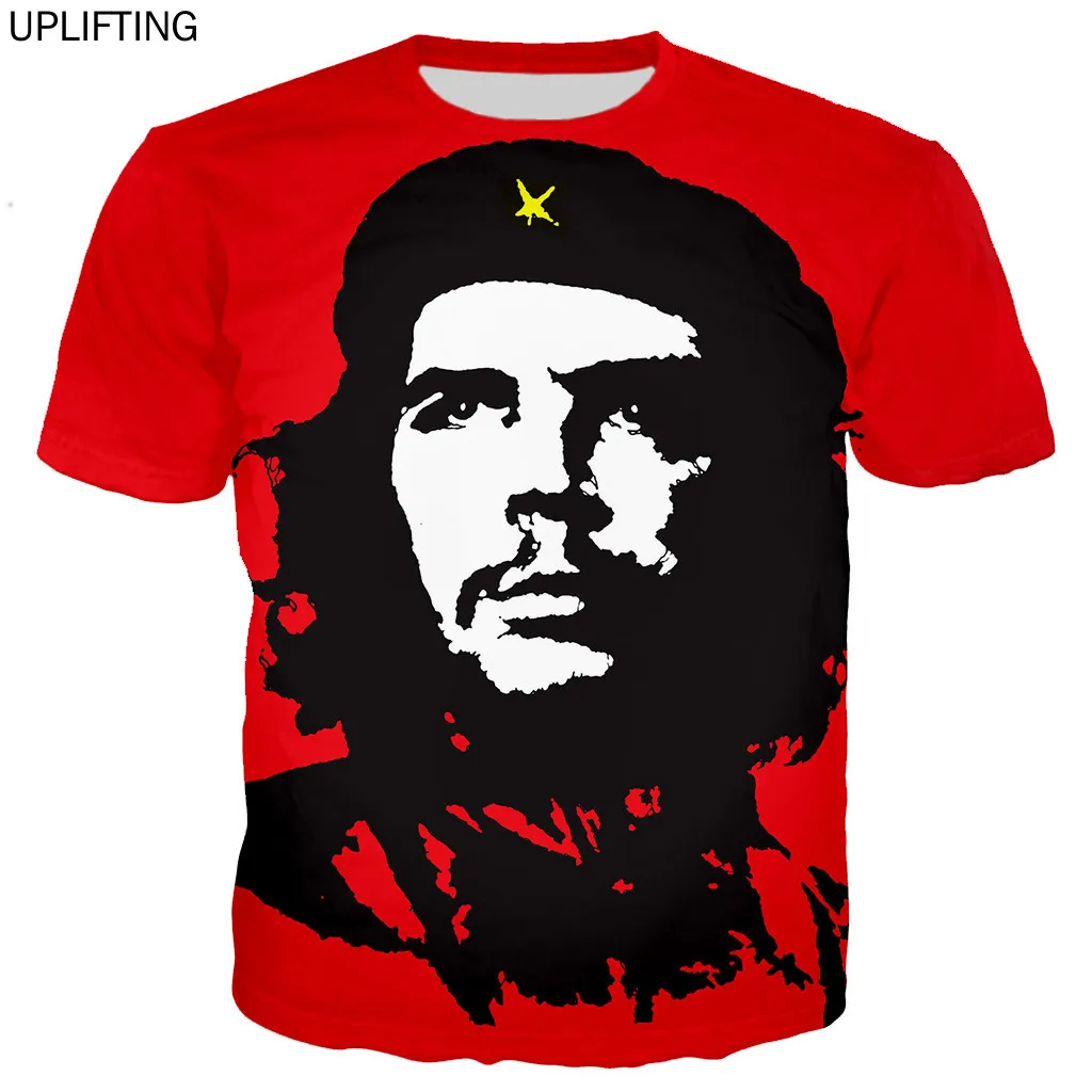 

Новинка 2023, футболка Che Guevara с принтом, модные крутые футболки с 3D принтом, уличная одежда, летняя футболка с принтом, футболки оверсайз унисекс