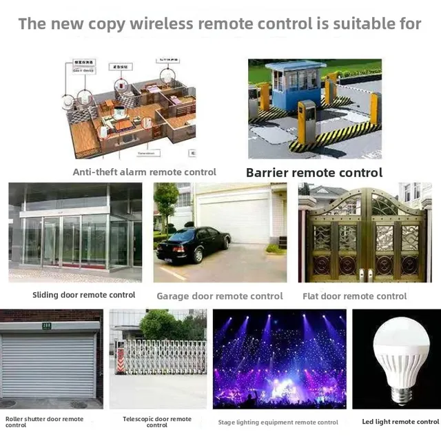 Security Protection 433M Super Copy Remote Control Automatic Door Garage Door Access Control Industrial Household 6