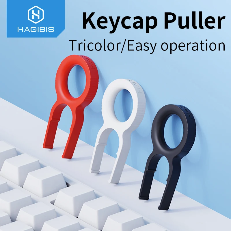 Hagibis-kit Extrator de Teclado Removedor de Keycap Ferramenta de Limpeza e Remoção Arredondado Universal para Teclado Mecânico Jogos Pcs