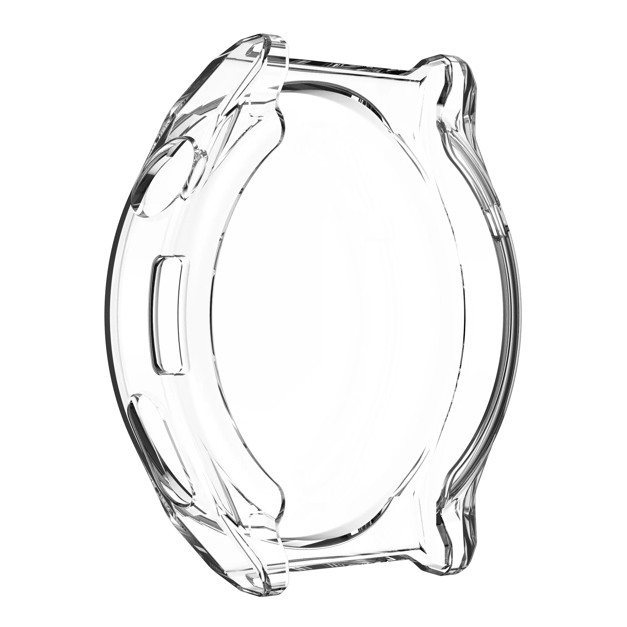 Soft TPU Screen Protector Case for Huawei Watch GT3 Pro 43/46mm Transparent Cover with Screen Protect Durable Watch Case