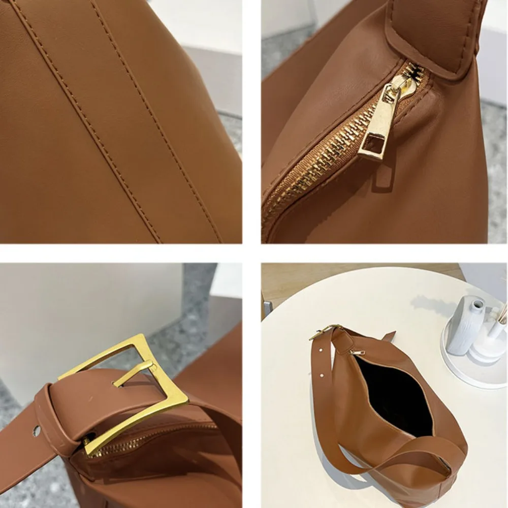 Heißer Verkauf pu Leder Umhängetasche trend ige große Kapazität Achsel Tasche lässig Umhängetasche Party – Detail 9
