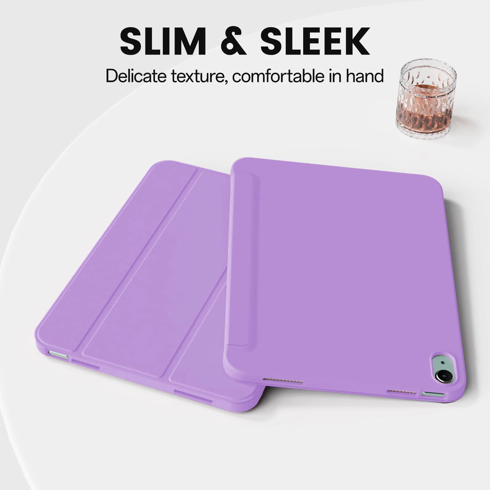 Smart Magnetic Flip Cover with Stand for Tablets - Sleek and Durable Design