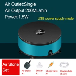 Ultra Silent Mini Aquarium Air Pump (WHITE)