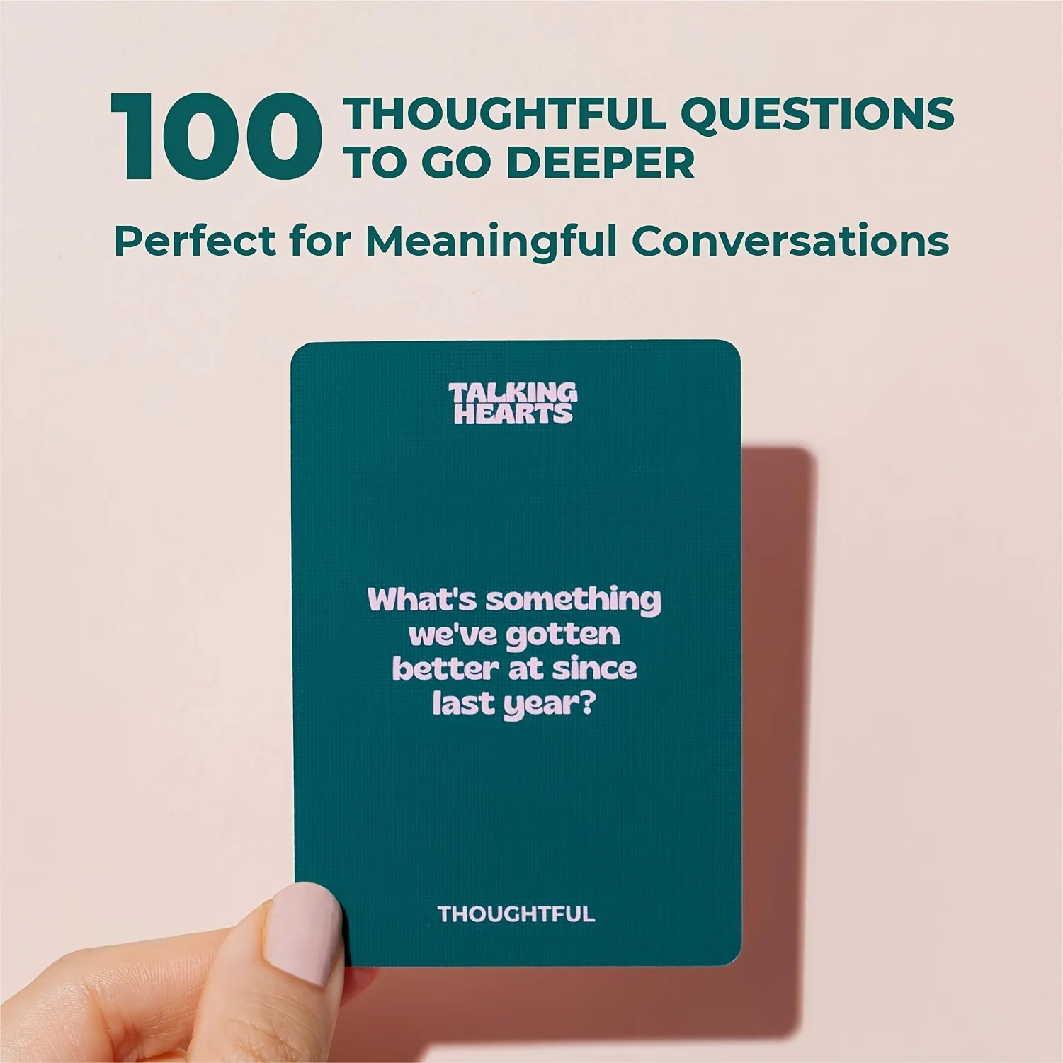 Talking Hearts Conversation Cards Couples Card Game Date Nights Travel Adventures 200 Questions 2 Wild Cards