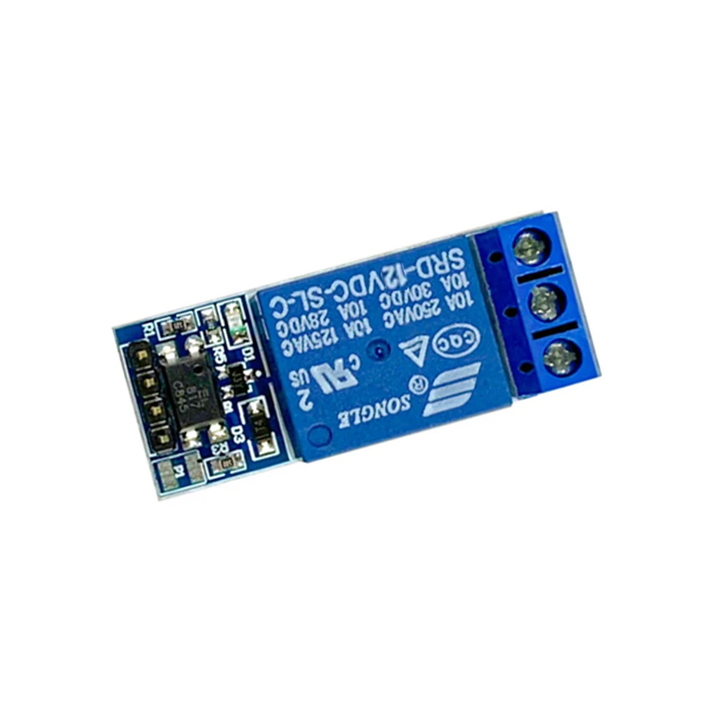 

2PCS 5V/12V 1 Way Relay Module with Optocoupler Isolation Relay Board Suitable for 3.3V and 5V 12V Signal Control MCU IO Switch