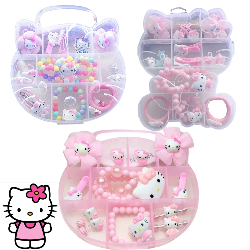 Hair Accessories Girls Storage Box Hair Accessories Girls Hello Kitty