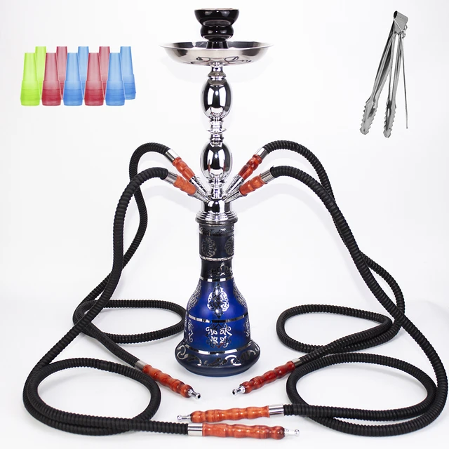 Small Shisha Pipe Hookah Set Water Pipe Sisha Chicha Narguile Cachimba  Shisha Completa Pipa Nargile Double Hoses Shisha Hookah - AliExpress