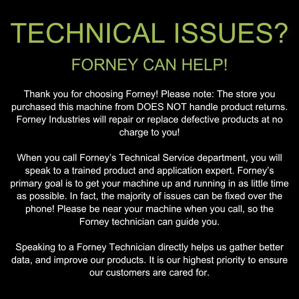 NEW FORNEY Easy Weld 140 Amp 120-Volt Flux-Cored Wire Feed Welder (No Gas Needed)