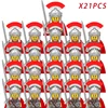 Medieval Age Castle Knights Spartan Warriors Crusader Roman Legion Infantry Cavalry Building Bricks Blocks knight figures toys 5