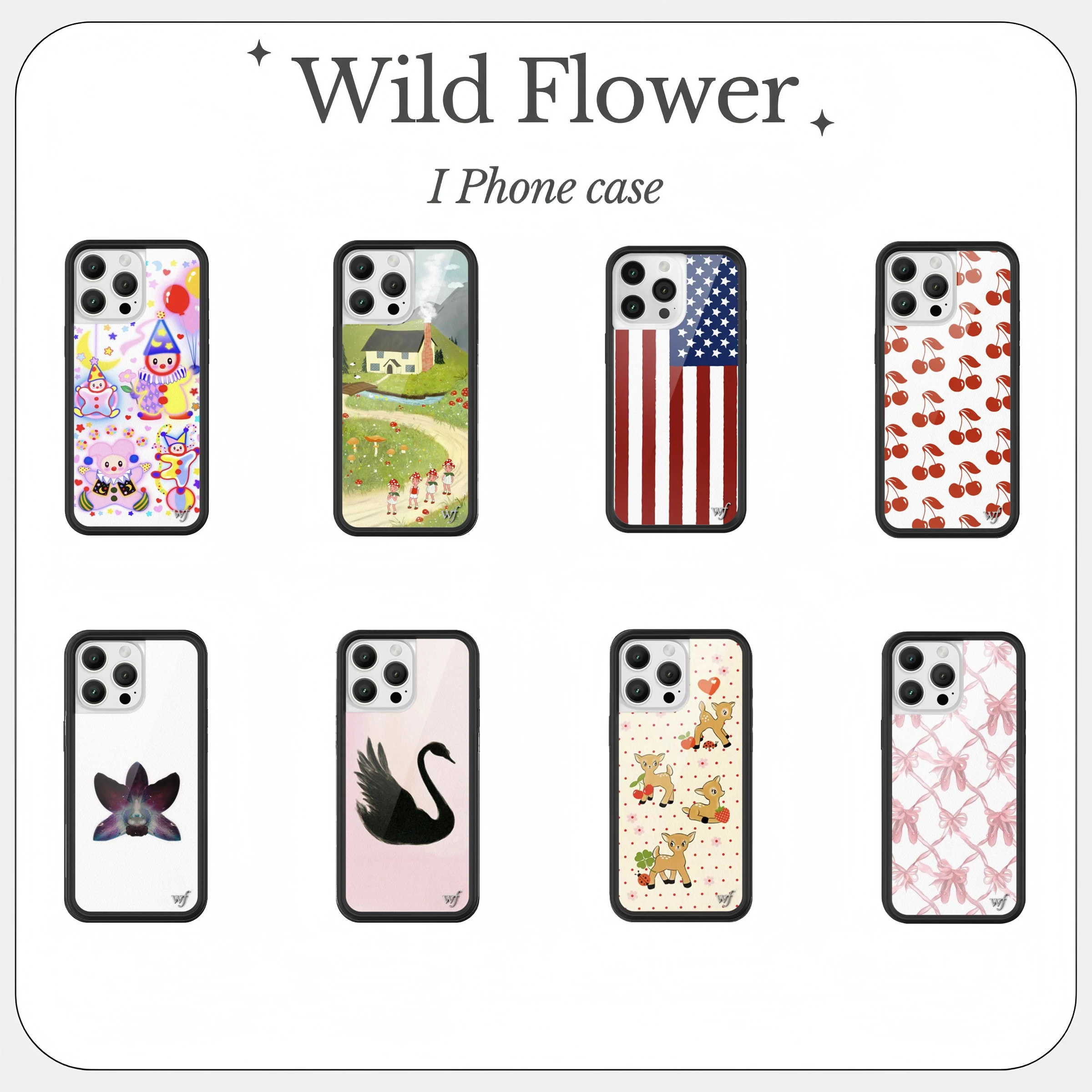 Wildflower 3D Ins Strawberry Cherry Cartoon Phone Case