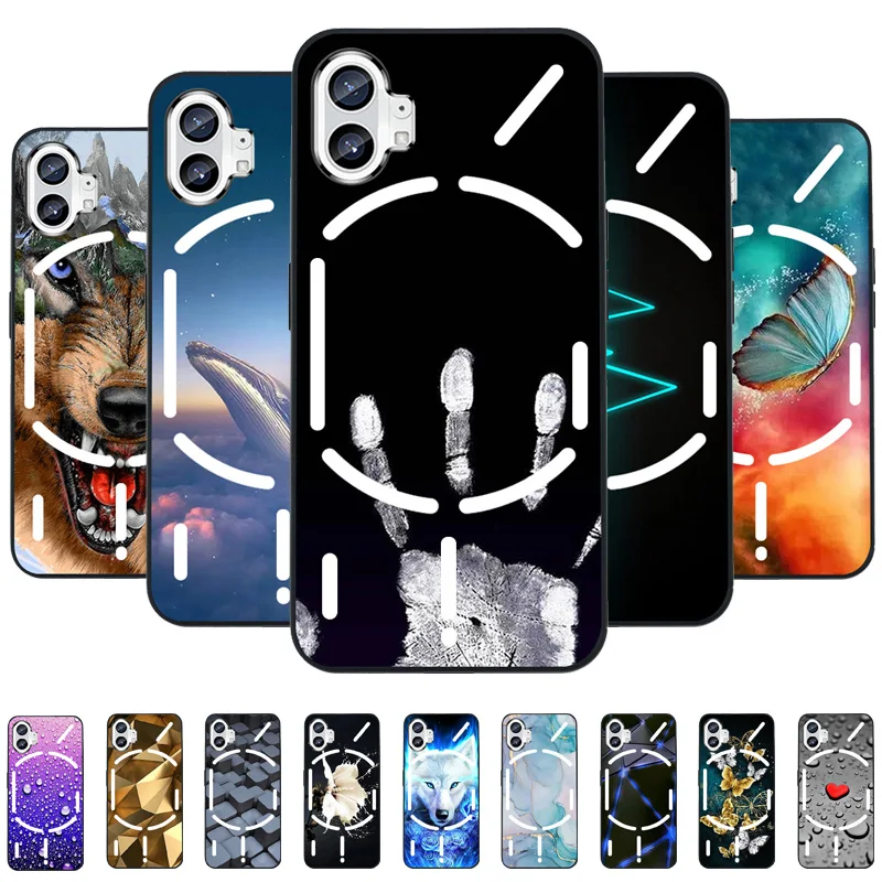 Shockproof Black Bumper Back Phone Case