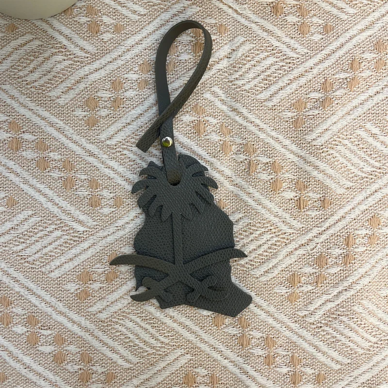 New Custom Name PU leather map coconut tree car pe...