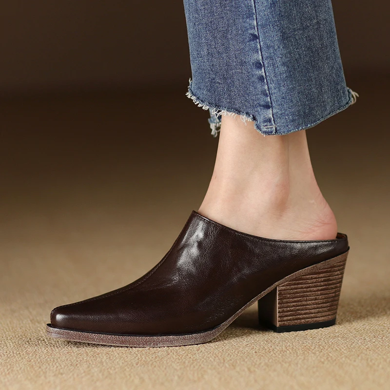 靴 LASTNEST leather mule LAST NEST Mule （Black） - Osaka / Kyoto Stores, Ship