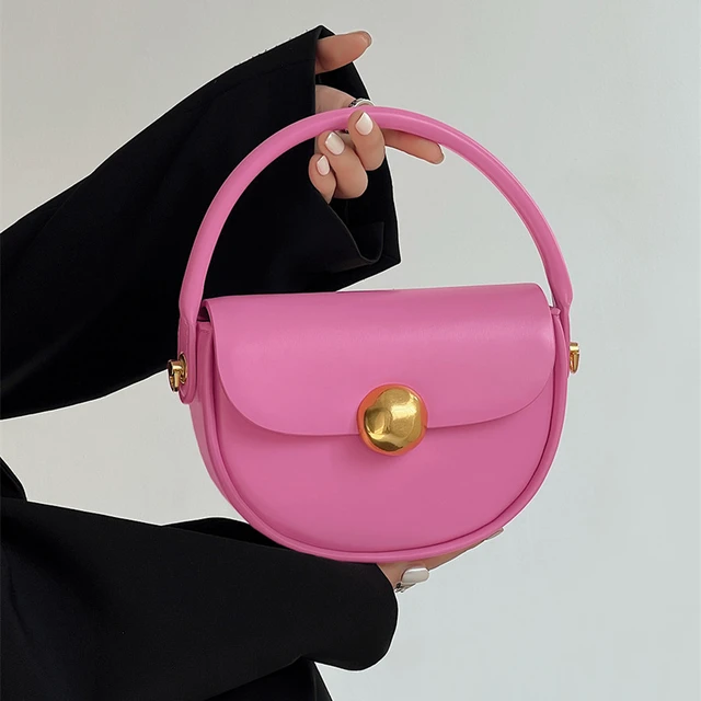 Woman Bag 2022 Trend Handbags Designer Luxury Brand Ladies Shoulder Bags Small Underarm Crossbody Female Messenger Houlder Bag Pink /