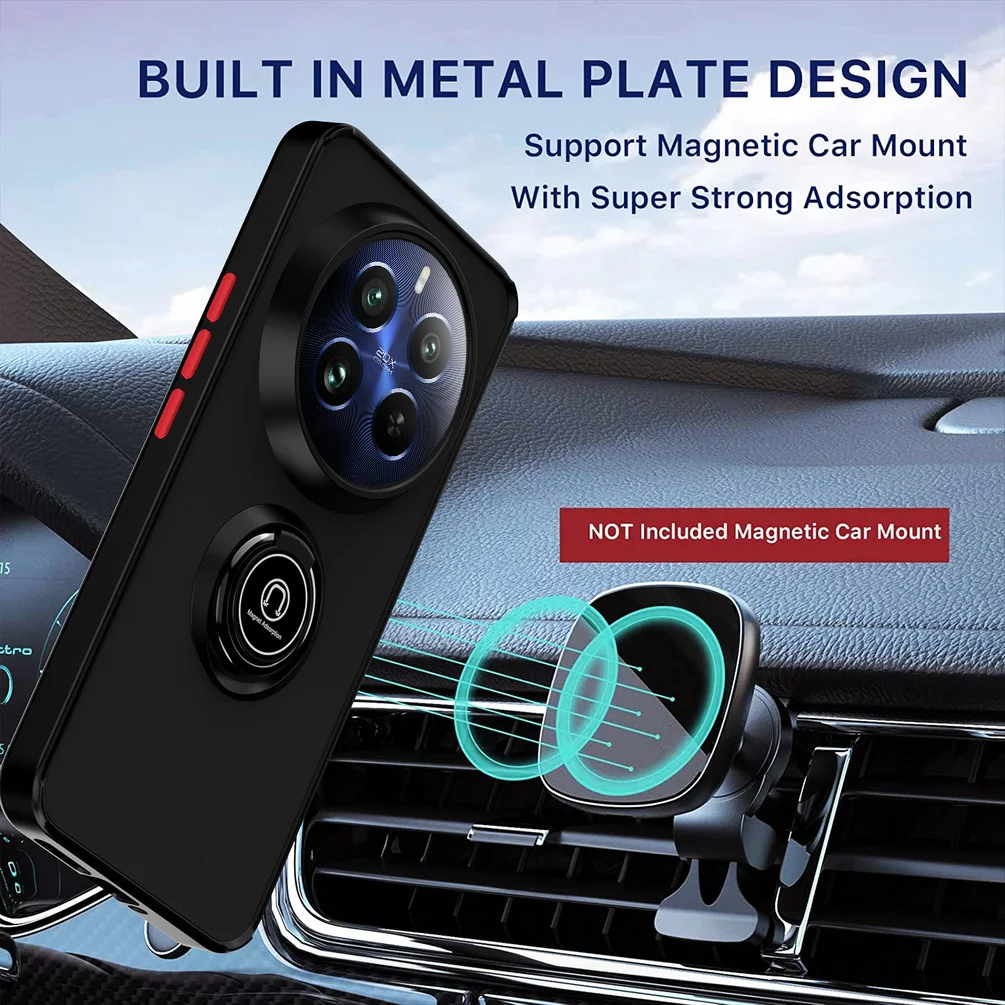 Rotatable Bracket Phone Case with Finger Ring and Car Holder Feature