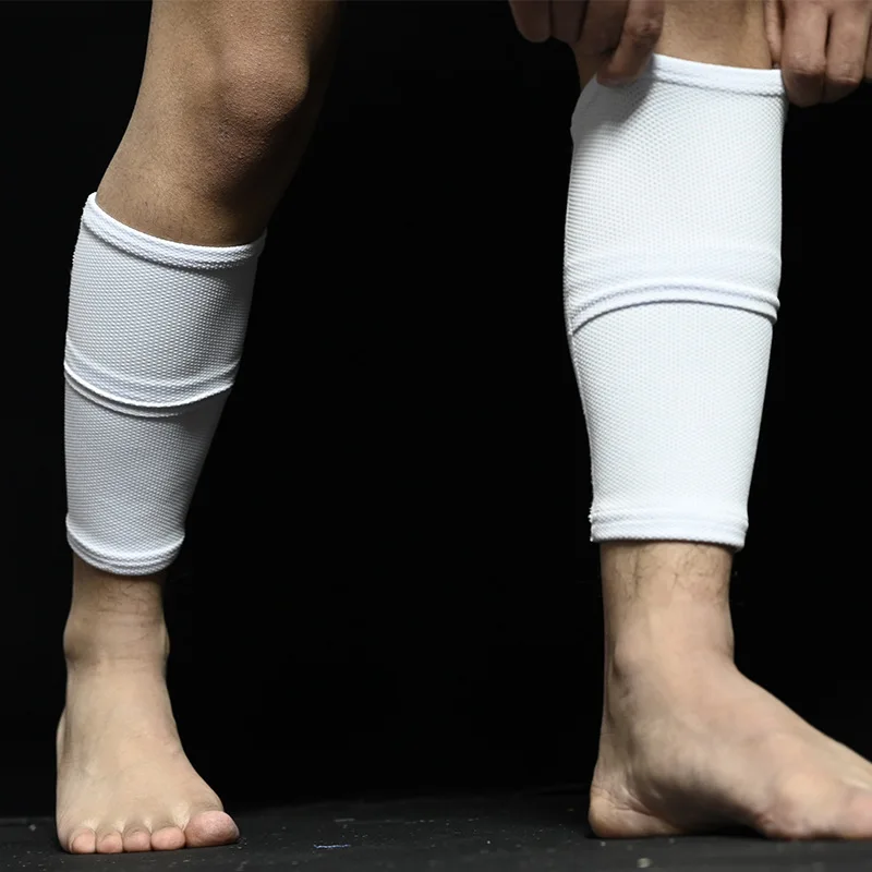 Sports Soccer Shin Guard Pad Sleeve 1 Pair for Adult Teens Children