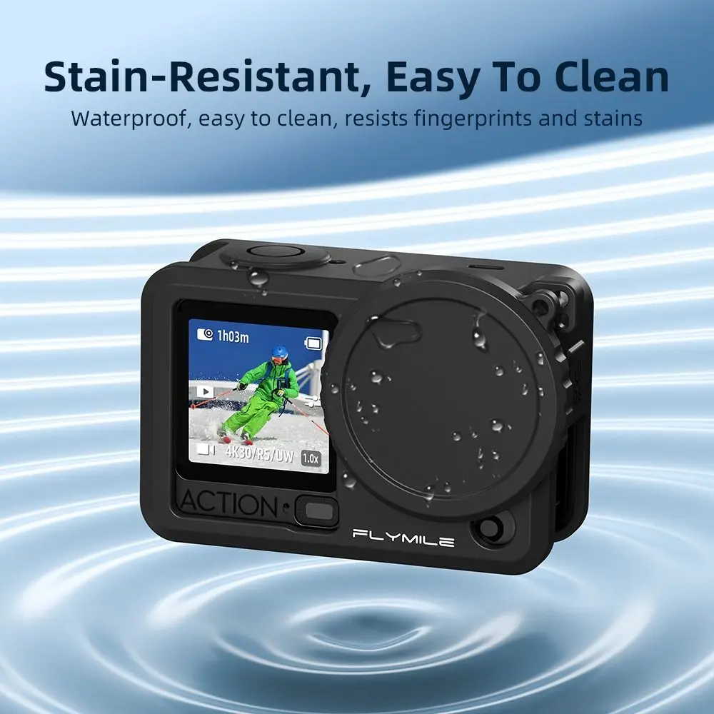 Silicone Protective Anti-Scratch Shockproof Case with Lens Cap and Anti-Lost Rope