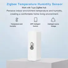 

1/5Pcs Tuya Smart Wifi ZigBee Temperature And Humidity Sensor Indoor Hygrometer Controller Monitoring For Alexa Google Home