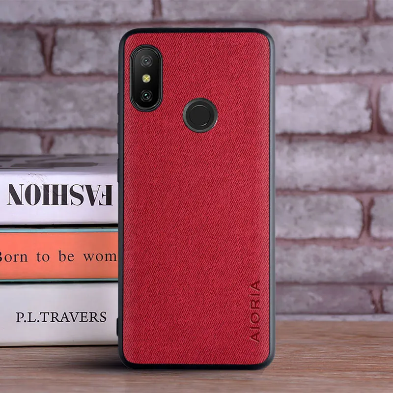 Luxury Textile Leather Skin Soft & Hard Phone Case Cover