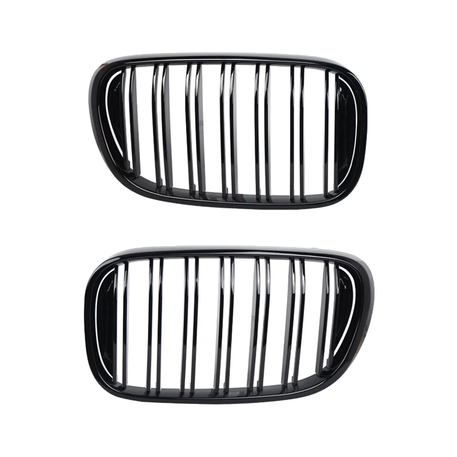 

2Pcs Front Kidney Hood Grill Grilles 51138065540 for BMW Replacement