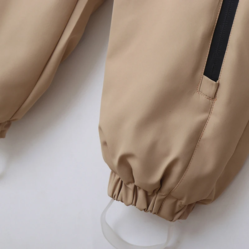 IYEAL  남아 여아 후드 따뜻하고 두꺼운 플리스 스키복 어린이 점프수트 2025 겨울 신상  점프수트 야외복