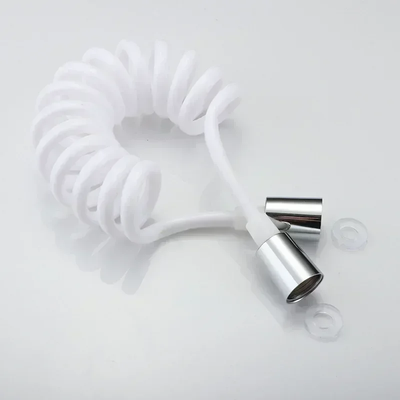 304 Hand Protable Toilet Bidet Sprayer Gun Bathroom Bidet 1.5m Stretchable Hose Stainless Steel Sprayer Set Bathroom Accessories 6