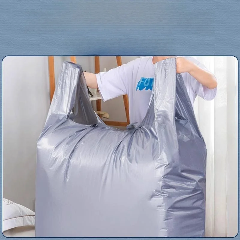 이사용 포장 가방 대용량 두꺼운 내구성 일회용 면 이불 옷 보관 투명 비닐봉투