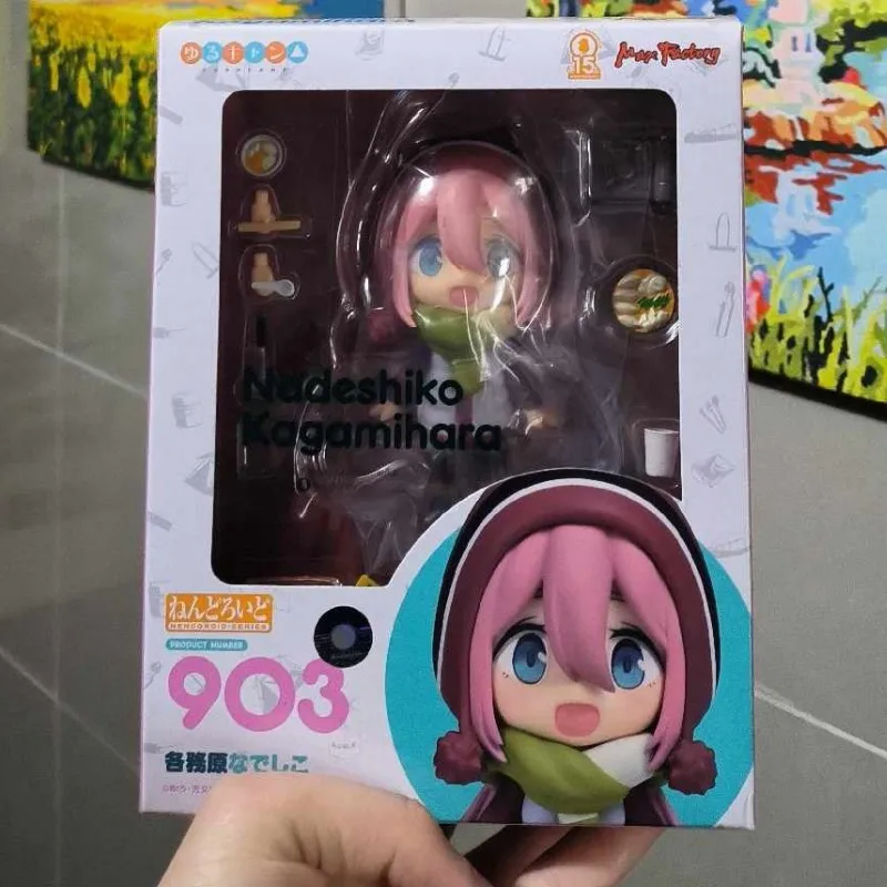 

Gsc Original Nendoroid Yuru Camp Shima Rin Kagamihara Nadeshiko Inuyama Aoi Chiaki Ogaki Anime Action Figures Toys Girl Gift