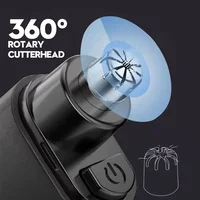 Nose Hair Trimmer Type-C Charging Rounded Arched Blade Electric Portable Men Mini Nose Hair Trimmer Face Care Kit Tools 3