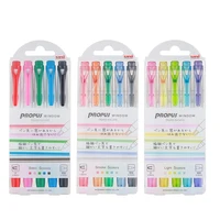 5pcs Uni Markings Highlighter Pen Set Visual Window Double Head Mark Cute Japanese Stationery Arts Tools Back to School Supplies 1