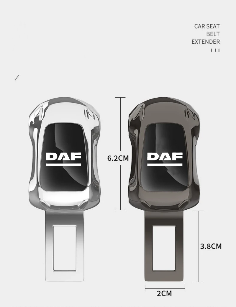 자동차 모델 금속 인테리어 시트 익스텐션 장식, DAF 자동차 액세서리