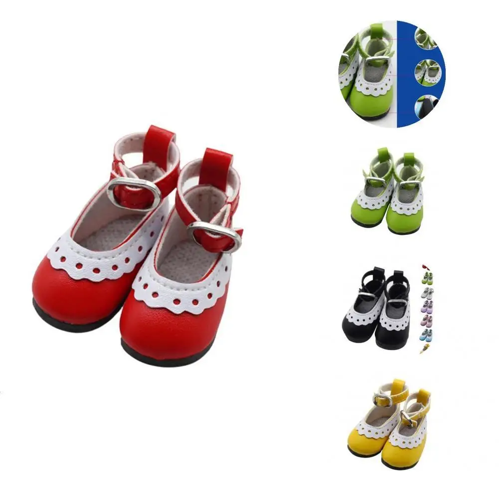 1 Pair Simulate Doll Shoes Durable Vivid Practical Ability Lovely Small