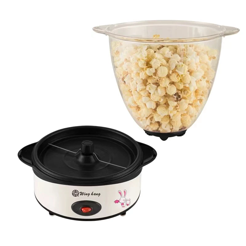 220V Popcorn Machine Mini High Efficiency Popcorn Machine Home Appliances Fully Automatic Home Kitchen Snack Making popcorn popper