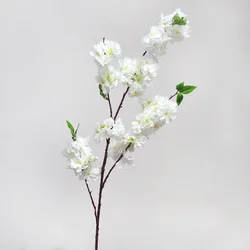 Elegant 120CM Cherry Blossom Branches for Stylish Decor and Events (White)