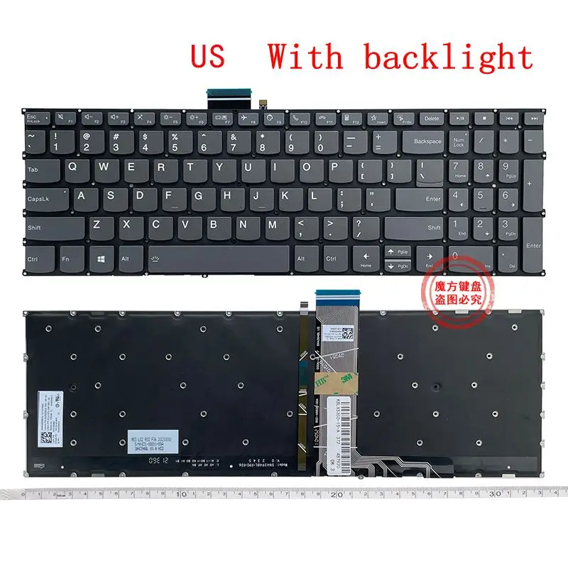 Russo Tastiera Degli Stati Uniti Per Lenovo Ideapad 5 15Iil05 15Are05 Ideapad 3 15Itl6 15Alc05 5-15Iil05 5-15Alc05 5-15Are05 5-15Itl05