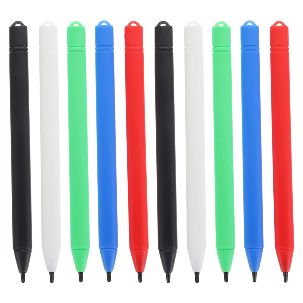 

10pcs LCD Painting Board Pens Plastic Tablet Pen LCD Writing Board Stylus Pens