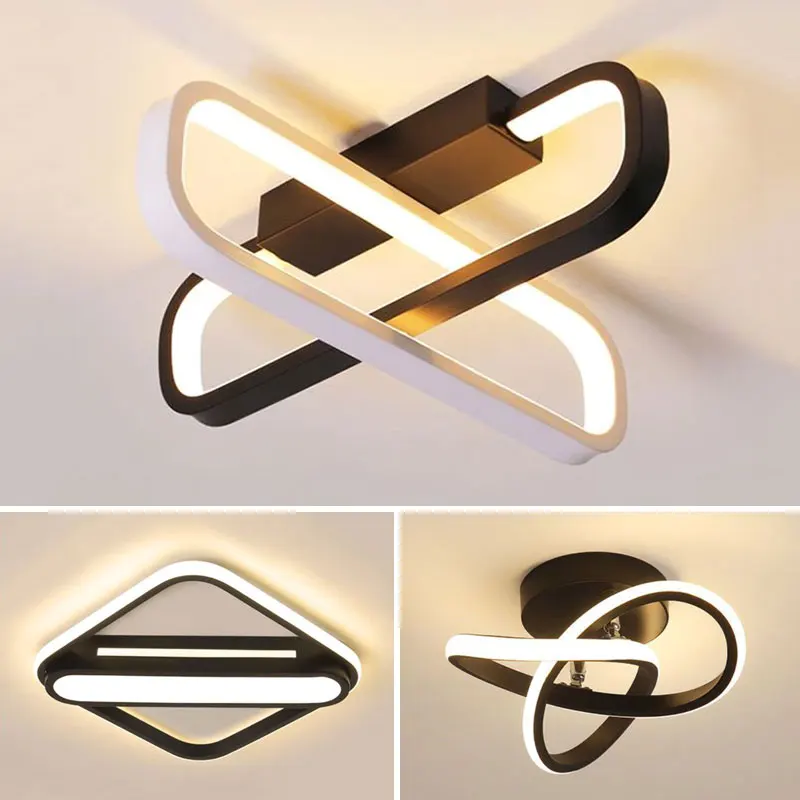 

Modern Design LED Ceiling Light For Aisle Stairway Bedroom Warehouse Living Room Restaurant Gallery Villa Hall Indoor Home Lamps