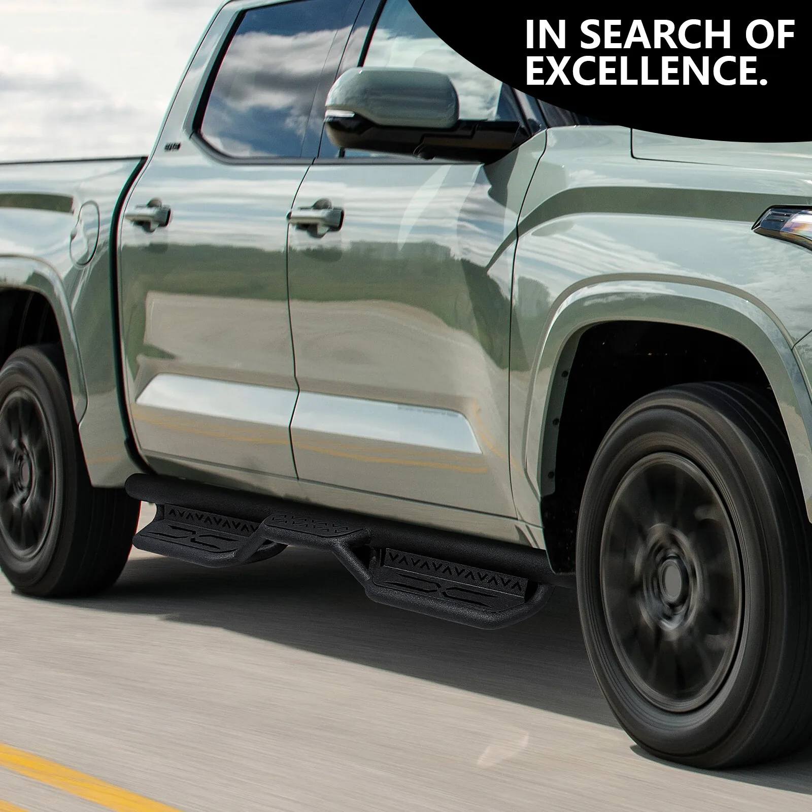 Running Boards For 2022-2024 2025 Toyota Tundra CrewMax Drop Side