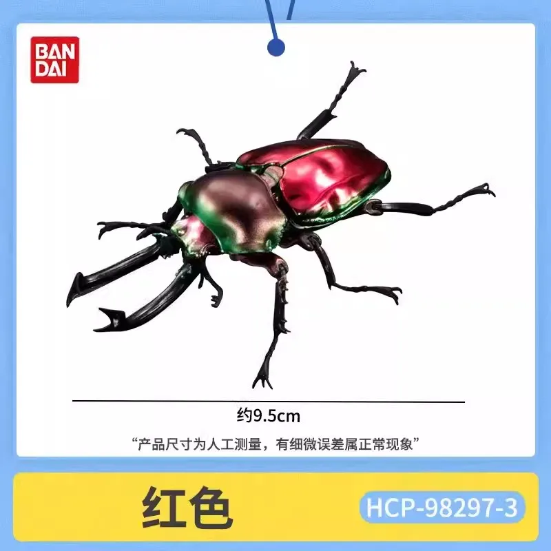 BANDAI Original Gashapon Action Figure Cute Simulation Insect Mantis Beetle Assembly Model Kawaii Capsule Toys Anime Figurine images - 6