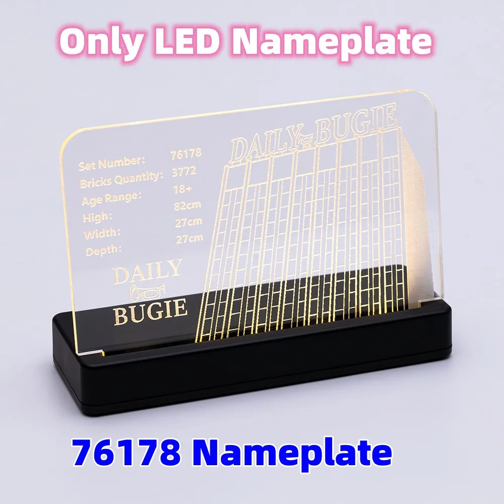 EASYLITE LED Light Set For 76178 Daily Bugle Blocks Bricks DIY Toy Only Lighting Kit NOT Include Model 6