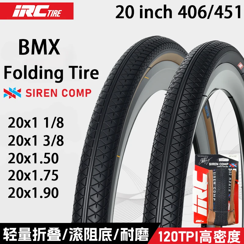 IRC 406 SIREN COMP 20x1.90 タイヤ 20インチ セット IRC Japan